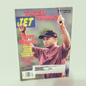 Jet Magazine April 23, 2001 Tiger Woods WINS!